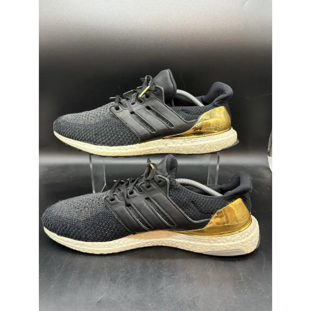 Adidas UltraBoost 2.0 Men’s 13 Limited Gold Medal Sneaker Gold Black BB3929